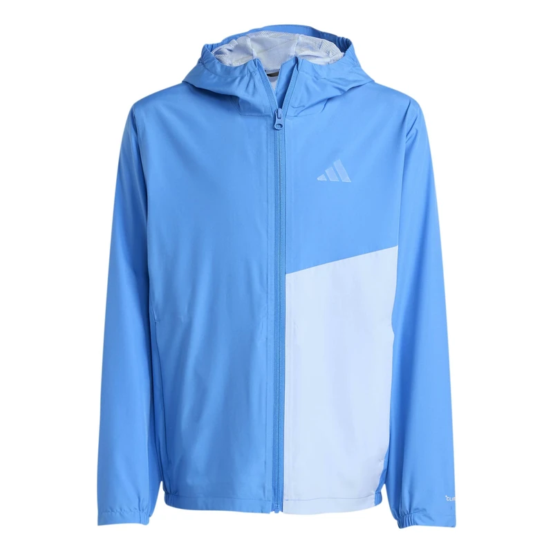 adidas Unisex Kids Terrex Kids Multi 2 Layer CLIMAPROOF Rain Jacket, ray blue/glow blue, 15-16 Years