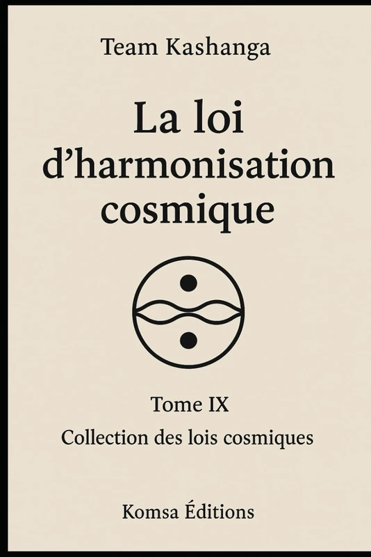 La loi d'harmonisation cosmique: Tome 9 Collection des lois spirituelles