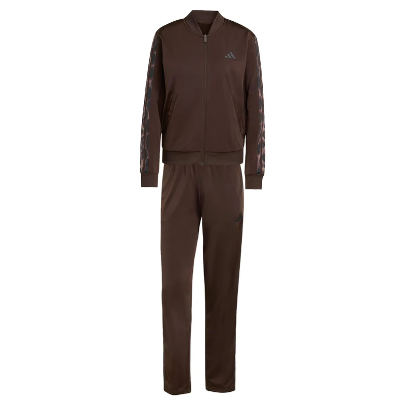 adidas Women's Essentials 3-Stripes Track Suit, Aurora Coffee/MULTICOLOR, XXL - Image 1