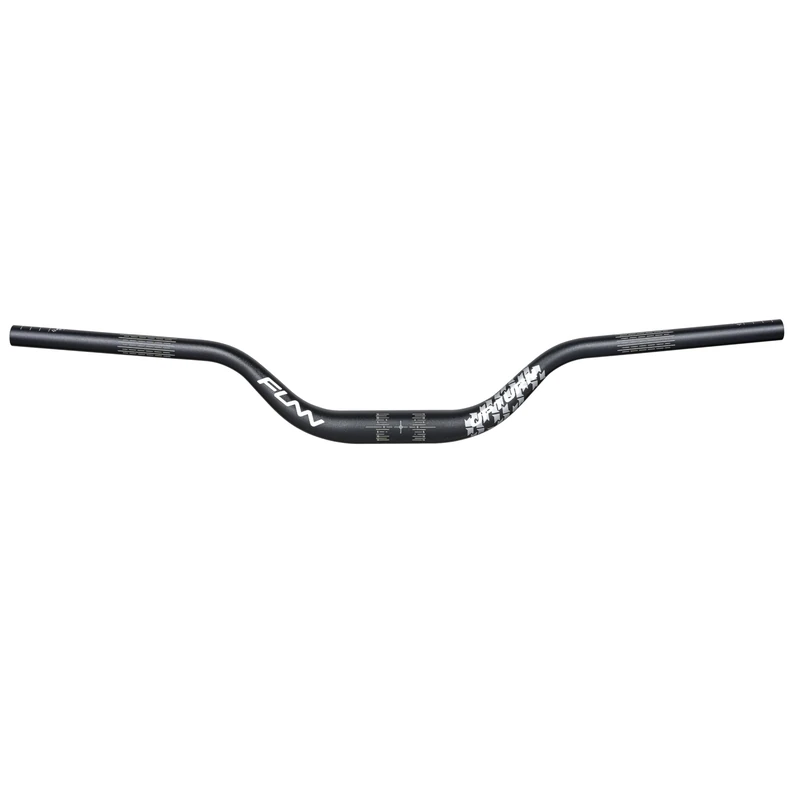 Funn Upturn High-Rise Mountain Bike Handlebar with Bar Clamp 35mm and Width 800mm, Durable and Lightweight Alloy Riser Handlebar for MTB and BMX Bike, Rise 75mm MTB Handlebar (Black)