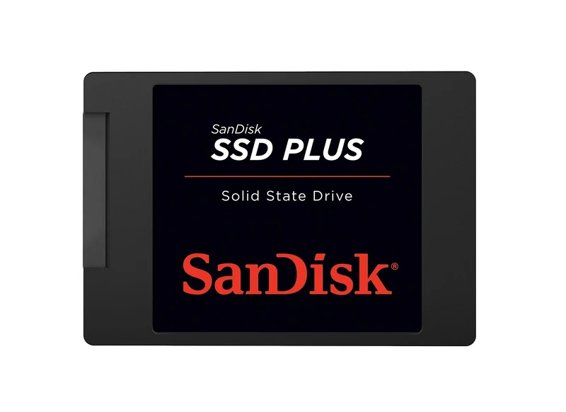 SanDisk SSD Plus 500GB, 2.5" SATA Internal SSD, Read speeds up to 545 MB/s, Write Speeds 505 MB/s, SATA III 6 GB/s