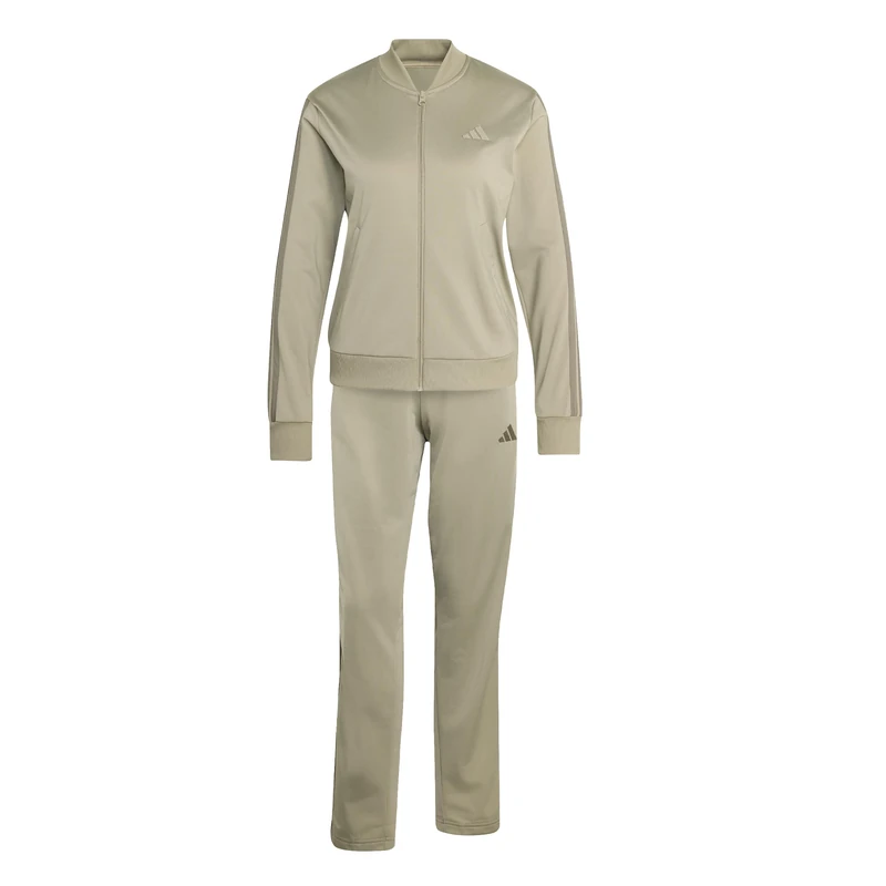 adidas Women's ESSENTIALS 3-STRIPES TRACKSUIT, Wonder Cargo, M