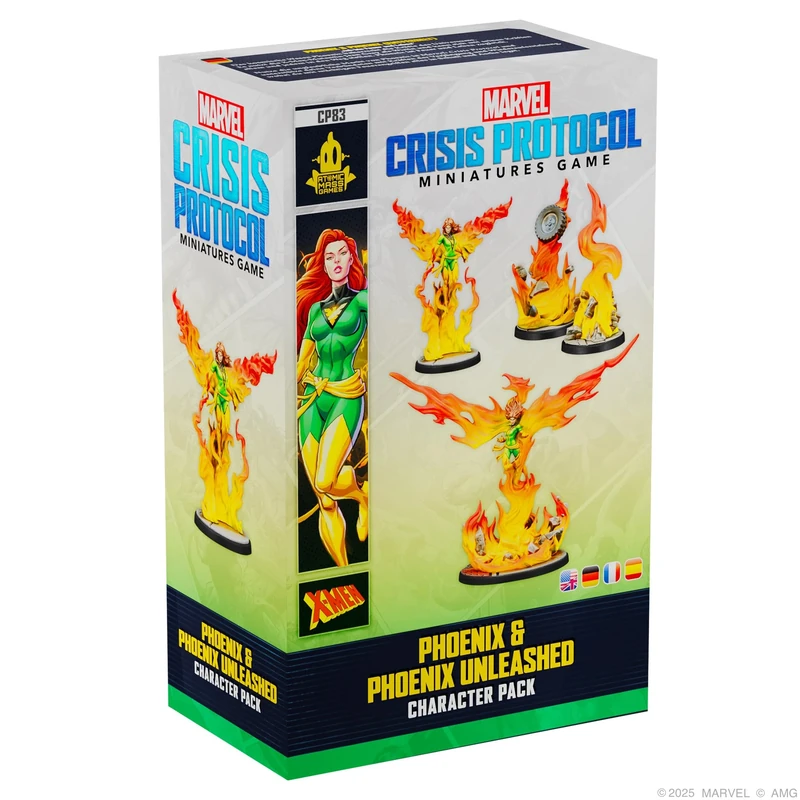 Asmodee | Marvel Crisis Protocol - Phoenix & Phoenix Unleashed | Tabletop Miniatures Game | Ages 14+ | 2 Players | 90+ Minutes Playing Time