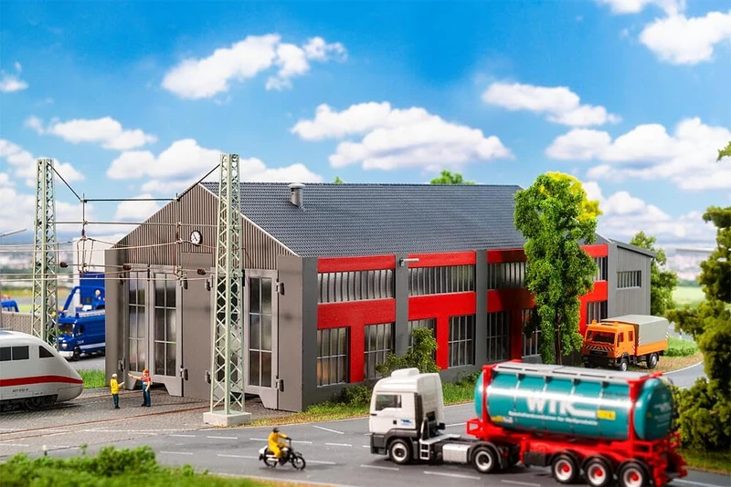 Faller 120079 H0 Electric Locomotive Shed, 2-Way