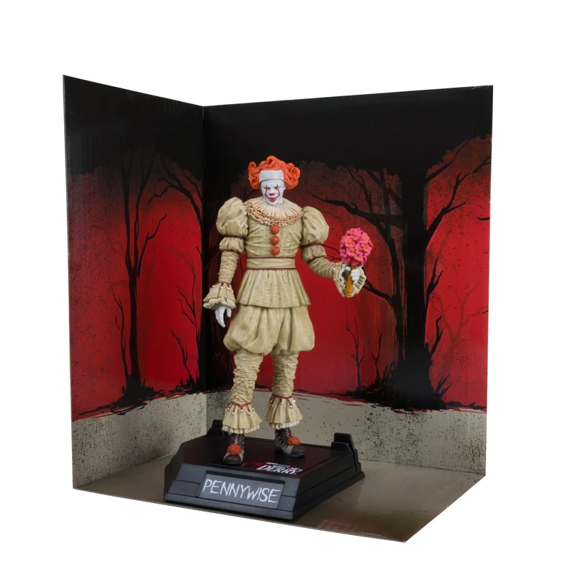 McFarlane Toys - Pennywise (Welcome to Derry) (Flashback) 6-inch Standing Figure with Gold Tag