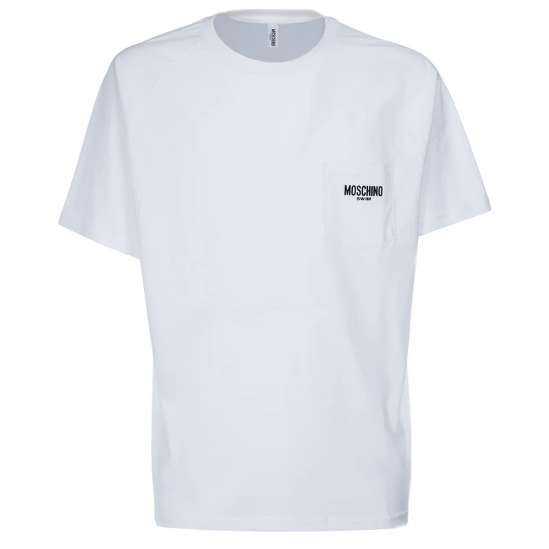Moschino Men's 251v3a0710 T-Shirt, White, M