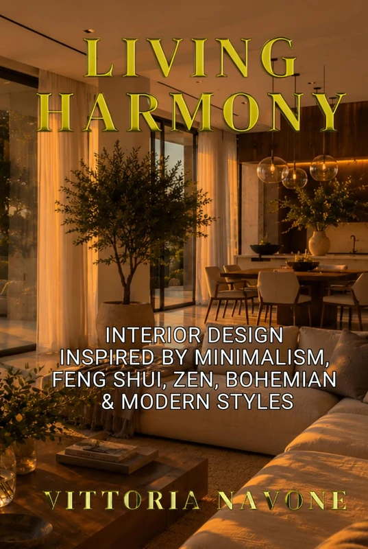 LIVING HARMONY: Interior Design Inspired by Minimalism, Feng Shui, Zen, Bohemian & Modern Styles (Human Well-Being in Focus)