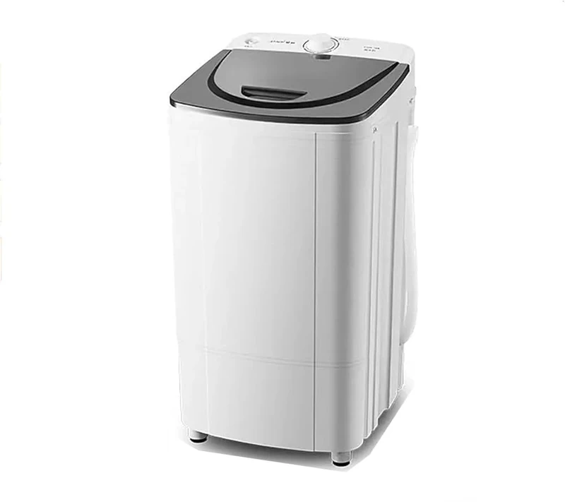 Drain Dryer(10kg), 2800 RPM+360° Blue Light, Energy Saving-5 Min : 0.016 KWh, Stainless Steel Inner Cylinder+ Knob Design, for Camping Apartments OF