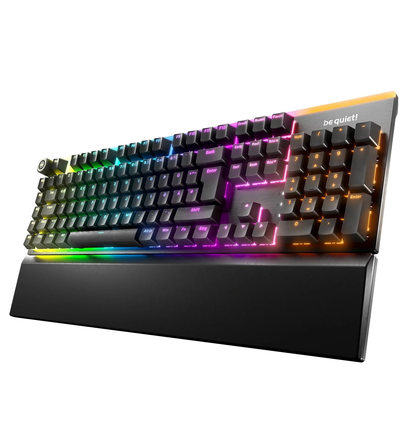be quiet! Light Mount Keyboard, Mechanical Switches, Fast Keystroke, 3 Layers Insulation, Factory Lubricated Switches, Hot Swap Function, PBT Double Shot Keycaps