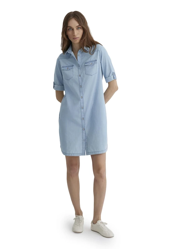 Mavi Women's Lyra Dress, Lt Blue Lt Denim, M