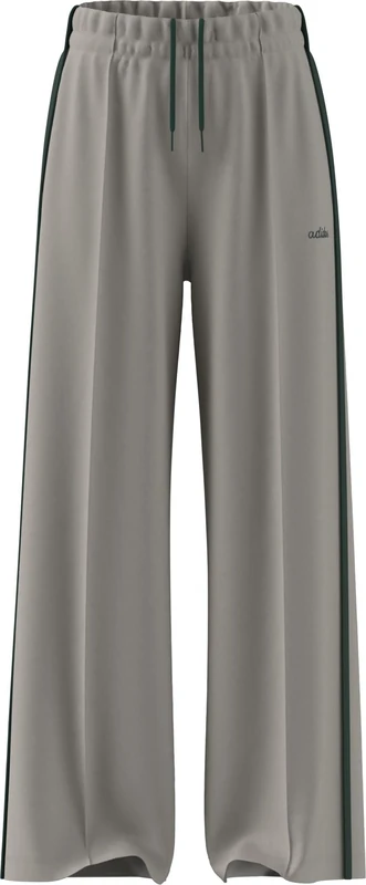 adidas Women's Seasonal Essentials Colorpop Pants with Embroidered Graphic, Wonder Alumina/Collegiate Green, XS