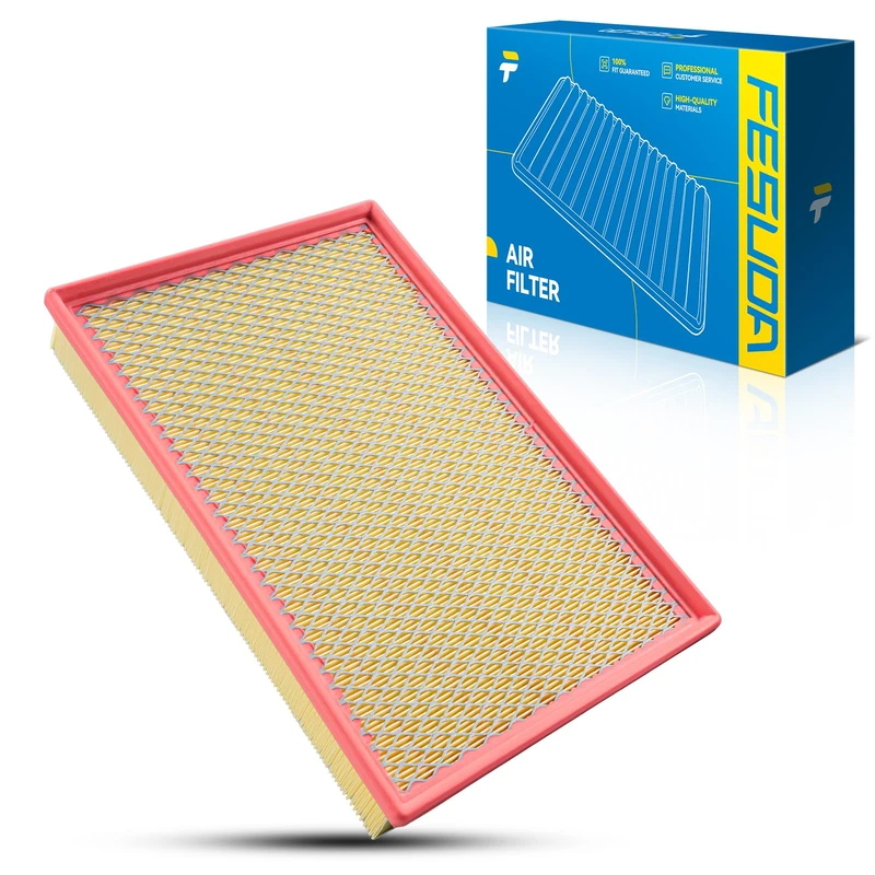 Fesuda 33-2247 Air Filter Car, Filtro de aire for 1500 Crew Cab Pickup 2015-2017, RAM 1500 Crew Cab Pickup5.7 4WD 2007-2010, RAM 1500 Pickup 1986-1988, RAM 1500 Pickup 2010-2014 10