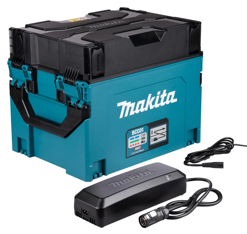 Makita Battery Charging Case BCC01, 40 V Max, 8 Slots, XGT Series, Petrol Black 1914U3-7 - Image 1