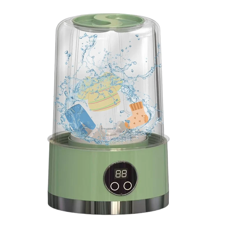 Kukecai Portable Silent Wireless Washer - 1000ml, 3000mAh Battery