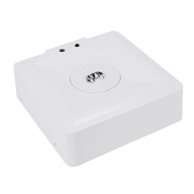 blendend Square Emergency Spotlight 3 W, Corridor Optics, IP40, autotest 3H, Ideal for Security Lighting in Evacuation Areas. - Image 1