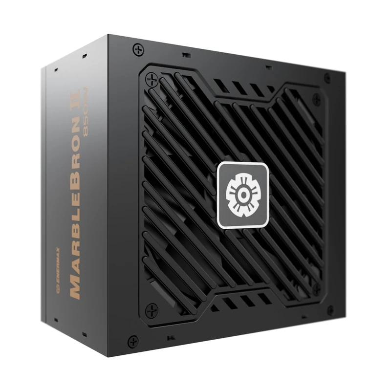 ENERMAX MARBLEBRON II 850 Watt Modular 3.1 ATX Gaming Power Supply PCIe 5.1 Individual Sleeve Cable 80PLUS Bronze Silent 12 cm FDB Fan DC to DC with Japan Capacitor 6-Way Protection EMB850EWT-MAC
