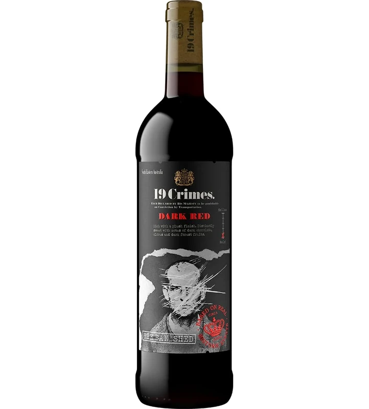 19 Crimes The Banished Dark Red Wine, 75cl (Pack of 6)