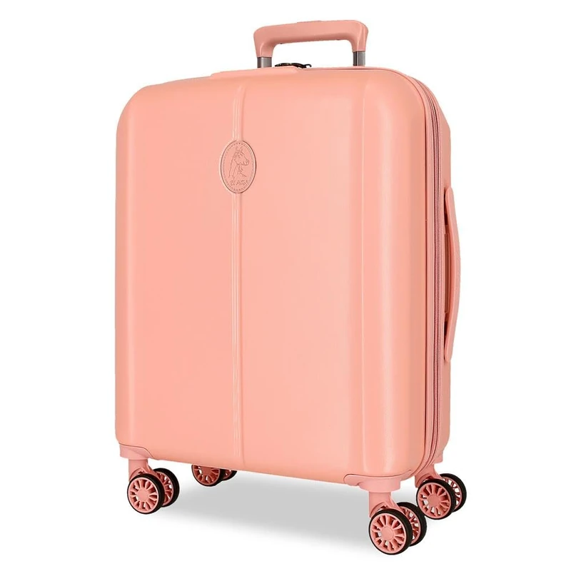 El Potro Vera Cabin Suitcase Pink, 40 x 55 x 20 cm, Rigid 2.7 kg, TSA ABS Closure 2.7 kg, 37L, Expandable Carry-on Luggage, Pink, One Size, Cabin Suitcase