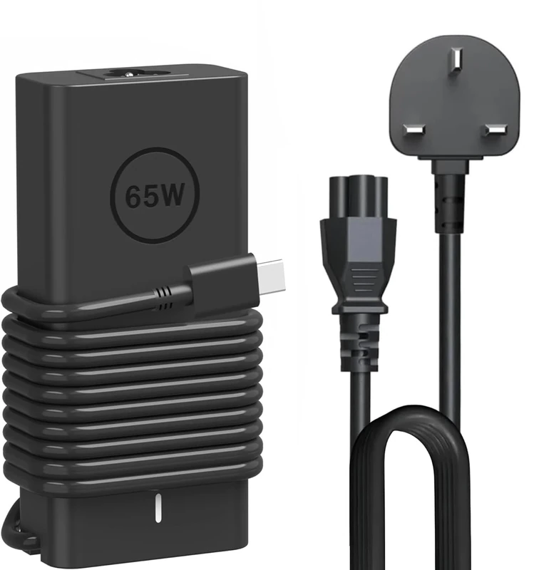 65W USB C Charger Compatible with Dell Latitude 5420 5520 5320 7420 5430 7390 7320 7400 XPS 13 9350 9360 9365 9370 9380 Chromebook 3100 5190 Series