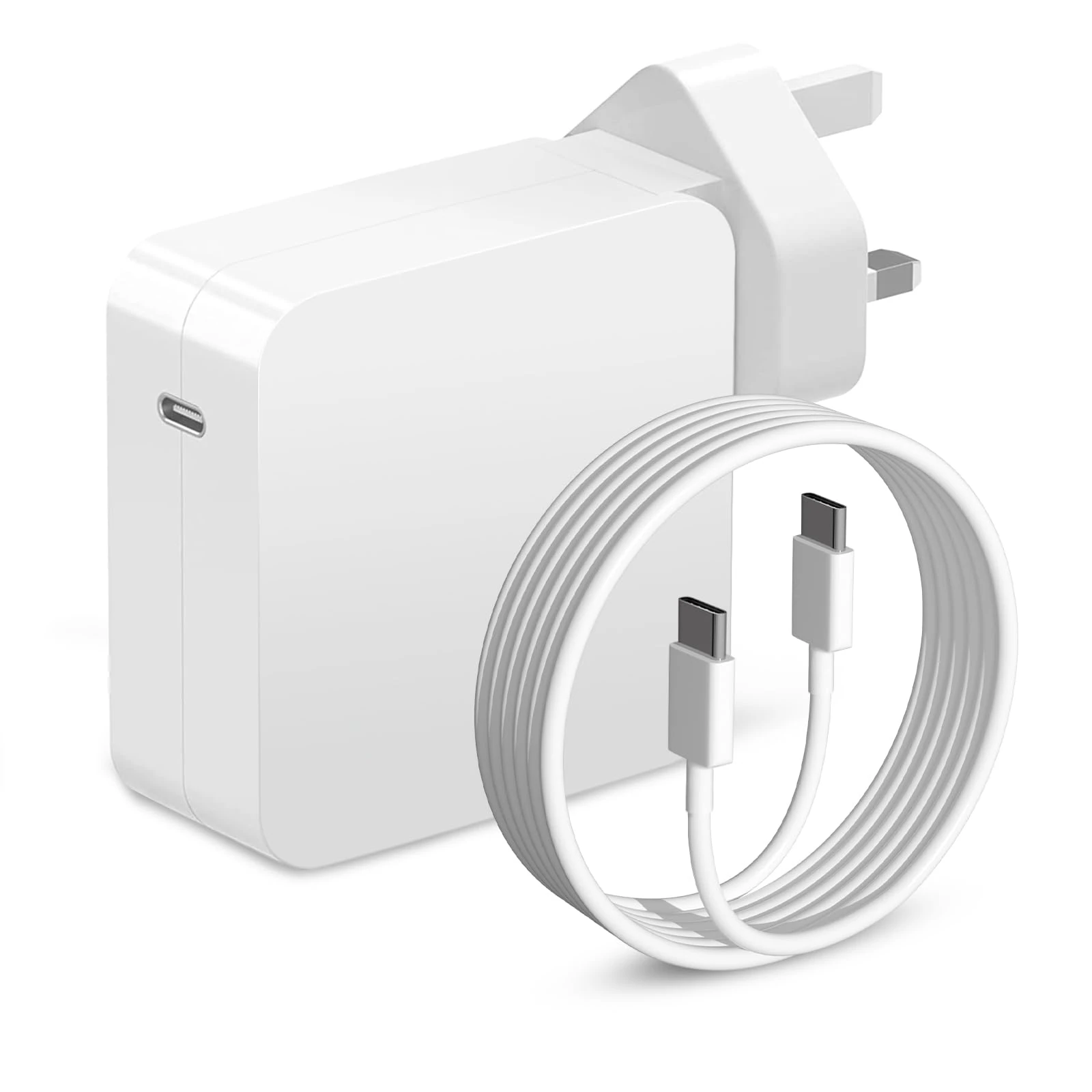 SEYGSTG 106W USB C Laptop Fast Charger Compatible with Mac Book Pro 16/15/14/13 Inch Air 15/13 Inch iPad Pro 2024-2018 and All USB C Devices Included 7.2ft Cable