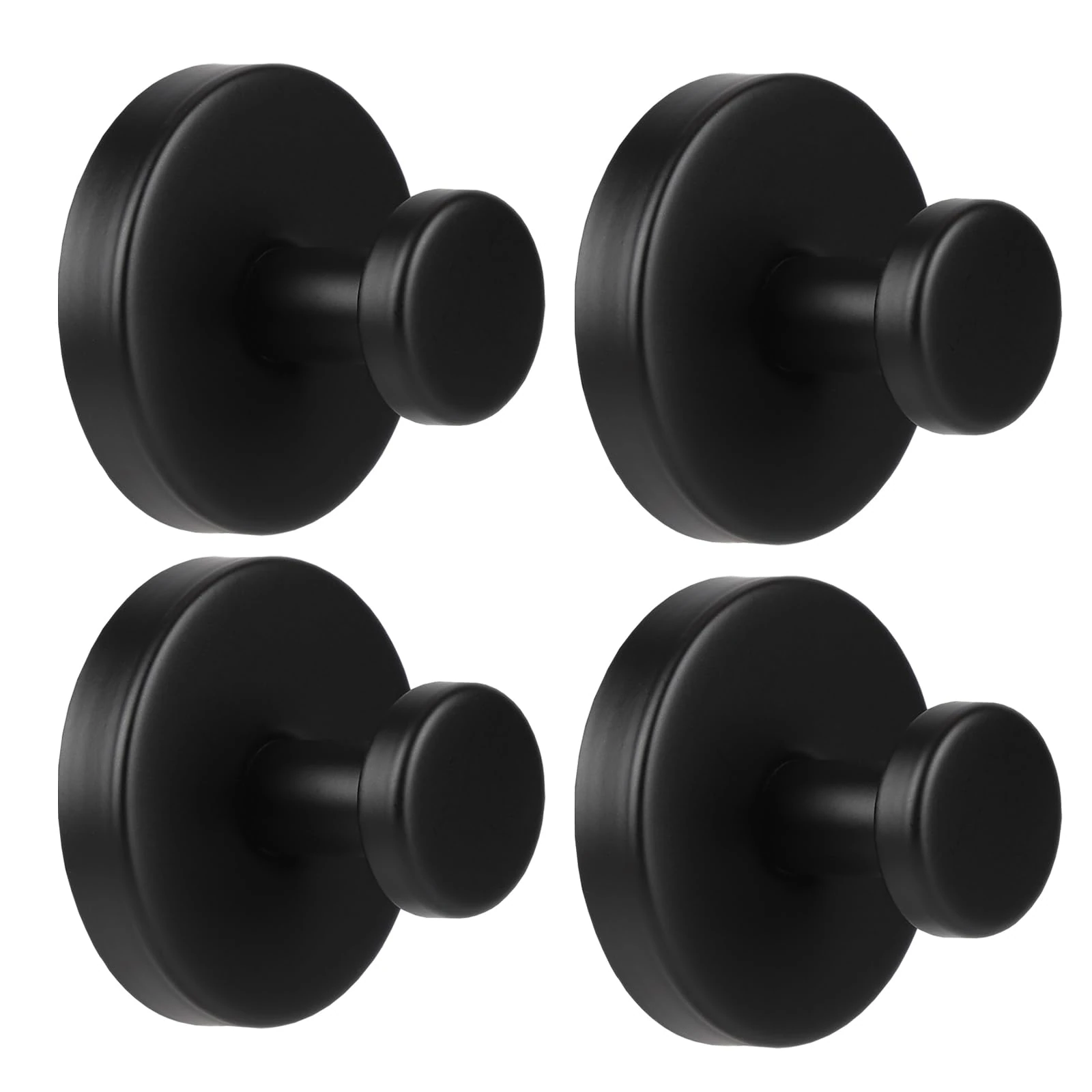 HZPZPP|Suction Hooks|Sticky Hooks Extra Strong|Black Suction Hooks|Window Suction Cup Hooks| Suitable for Bathroom Shower Towel Kitchen Glass Doors (4Pcs Black)