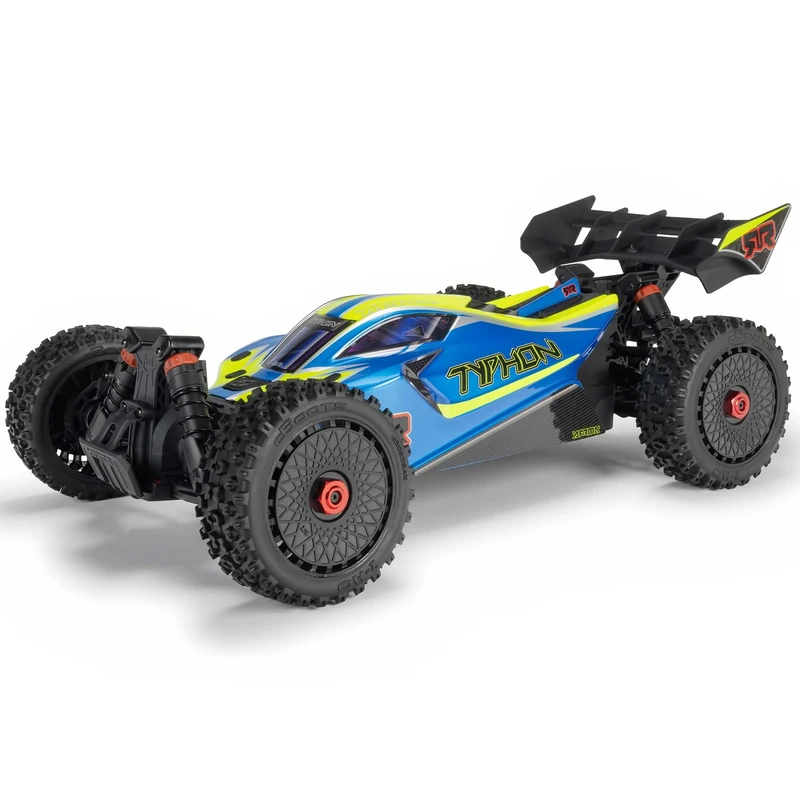ARRMA Typhon Mega 4X4 RTR 1:8 Remote Controlled Buggy Basher Monster Truck with Brush Motor without Battery and Charger Blue