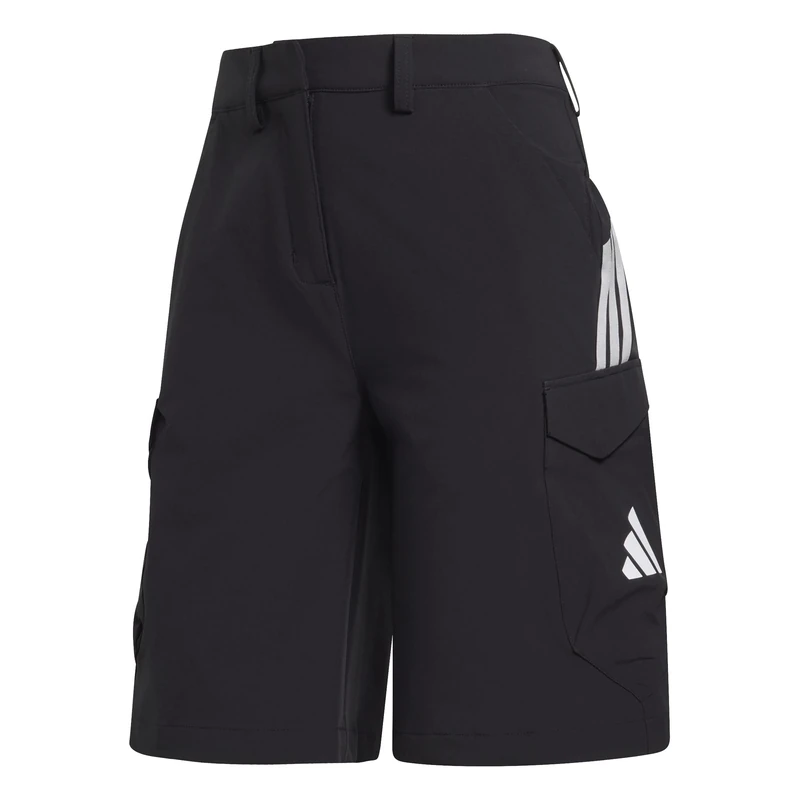 adidas Women's Mercedes - AMG Petronas Formula 1 Team Mechanics Short, Black/Grey Two, XXL