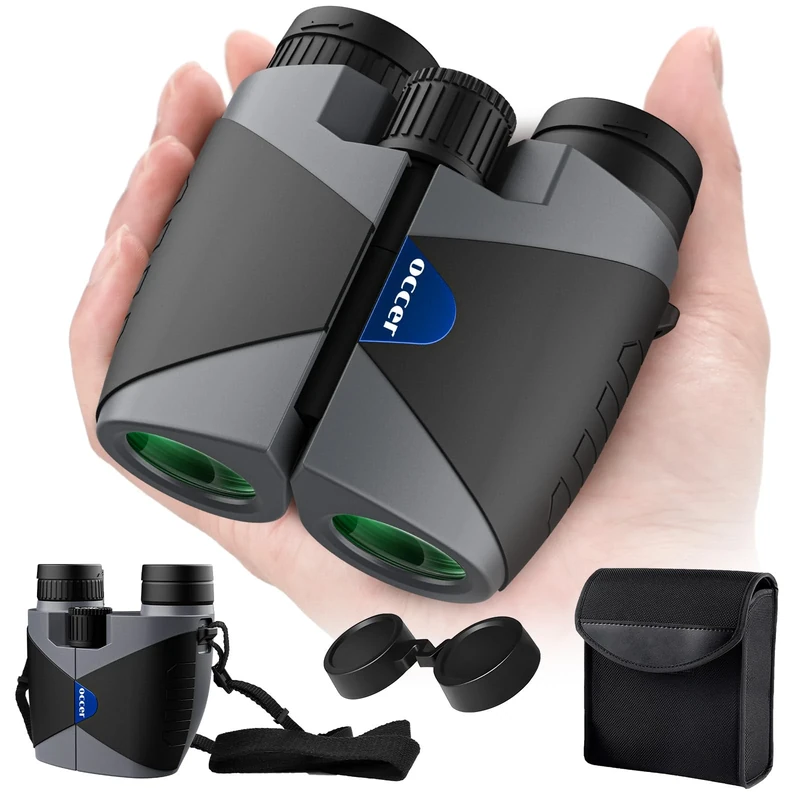occer Compact Binoculars for Adults and Children, 15 x 30 cm, Large Field of View, Powerful Binoculars for Bird Watching