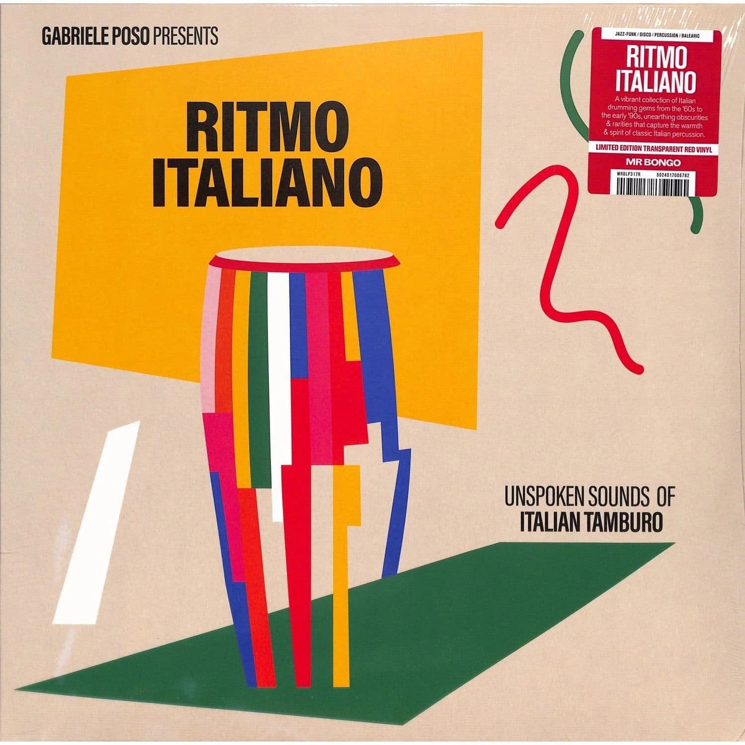 Gabriele Poso presents: Ritmo Italiano 'Unspoken sounds of Italian Tamburo' [VINYL]