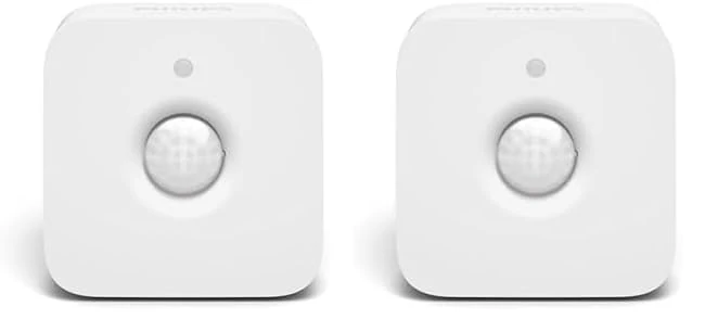 Philips Hue Indoor Motion Sensor with Wireless Control. Smart Lighting Accessory, White (Pack of 2)