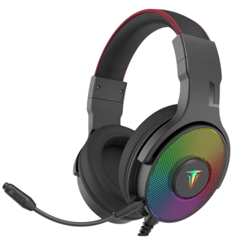 BERSERKER Gaming 7.1 Headphones with Microphone, USB, Stereo Sound, 50 mm Driver, Volume Control, RGB, 7.1 ft