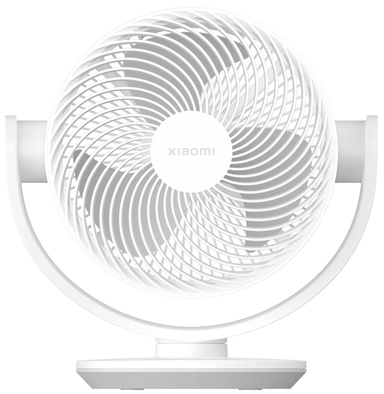 XIAOMI Smart Desktop Air Circulation Fan - Table Fan with 1180 m³/h and 3D Air Distribution, 100 Levels Wind Speed, Ultra Quiet 28.4 dB(A), USB-C, White