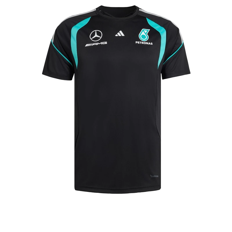 adidas Men's Mercedes - AMG Petronas Formula 1 Team Mechanics Jersey, Black/Black, L