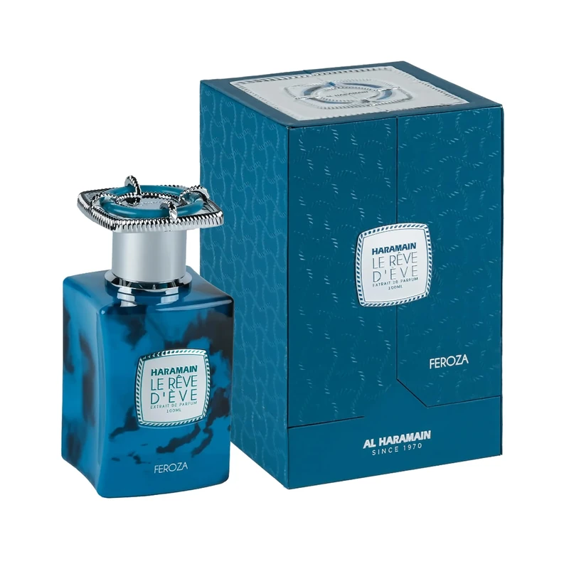Al Haramain Le Reve D'Eve Feroza - Floral Perfume for Women with Orange Blossom and Vanilla - Elegant Women's Fragrances - 100 ml Extrait De Parfum