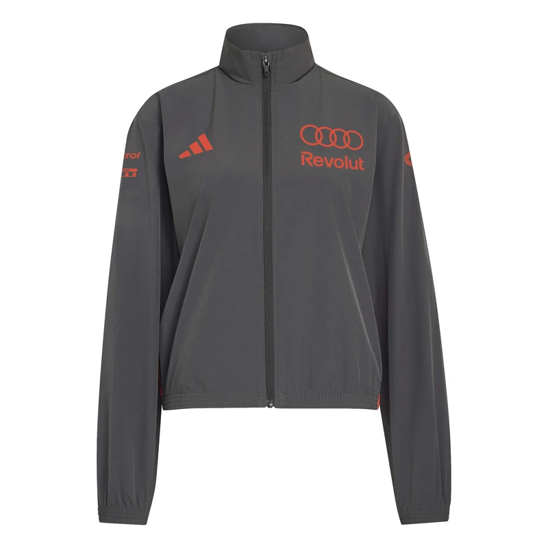 adidas Women's AUDI FORMULA ONE TEAM MECHANICS TRACKTOP, utility black/hi-res red, XL