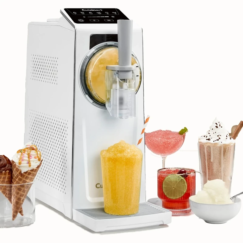 Cuisinart Frost Fusion® Ice Cream Maker – Soft Serve, Slushies, Frozen Cocktails, Sorbet | No Pre-Freezing | Ready in 25 Mins | Keep Cool & Self-Cleaning | 6 Presets