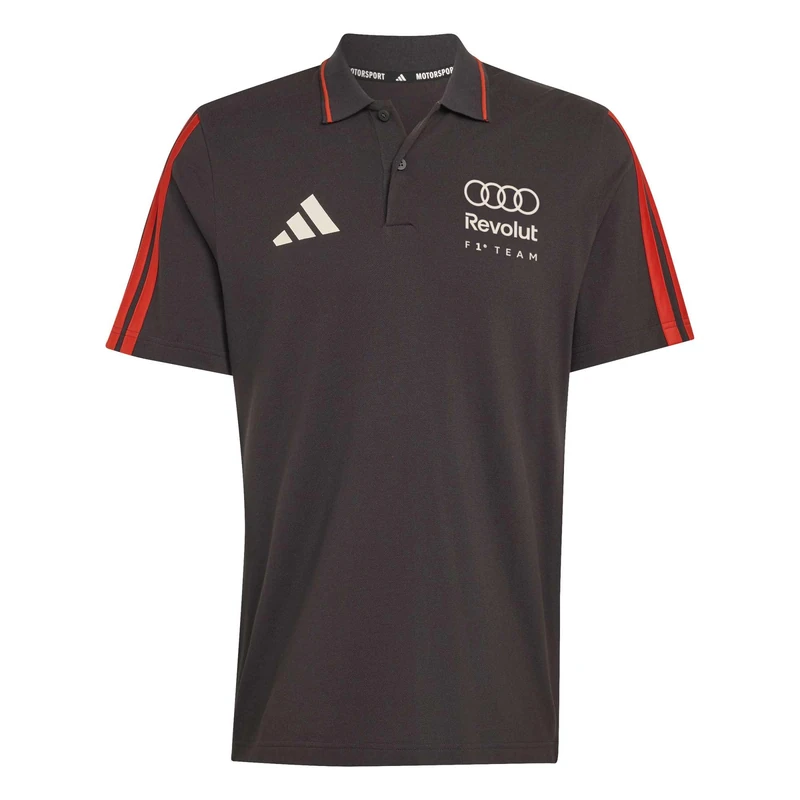 adidas Men's Audi Formula ONE Team DNA Polo, Utility Black, XXL - Image 1