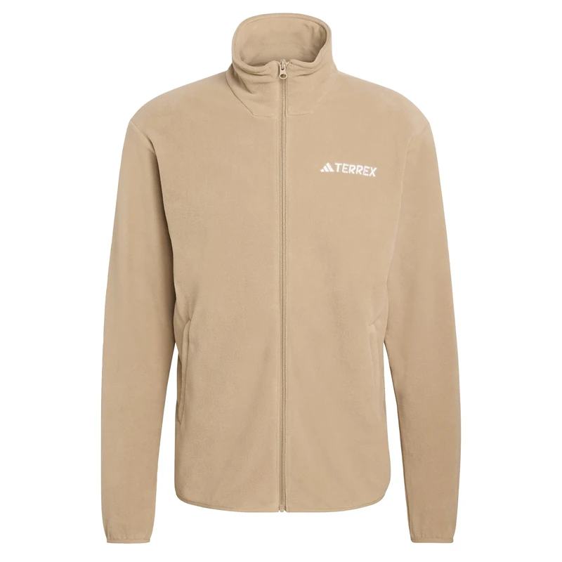 adidas Men's Terrex Multi Essentials Full Zip Fleece Jacket, blanch cargo, XS