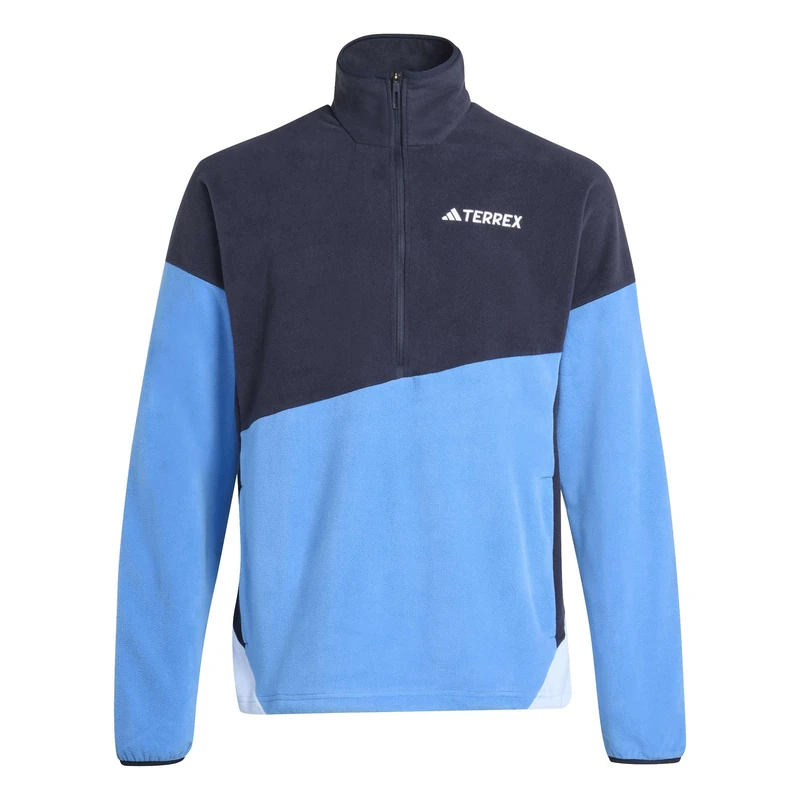 adidas Men's Terrex Multi CLIMAWARM Fleece Anorak, legend ink/ray blue, M