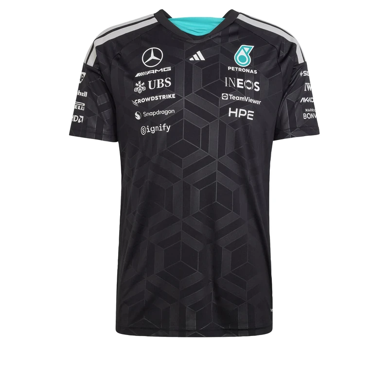 adidas Men's Mercedes - AMG Petronas Formula 1 Team Driver Jersey, Black, XS
