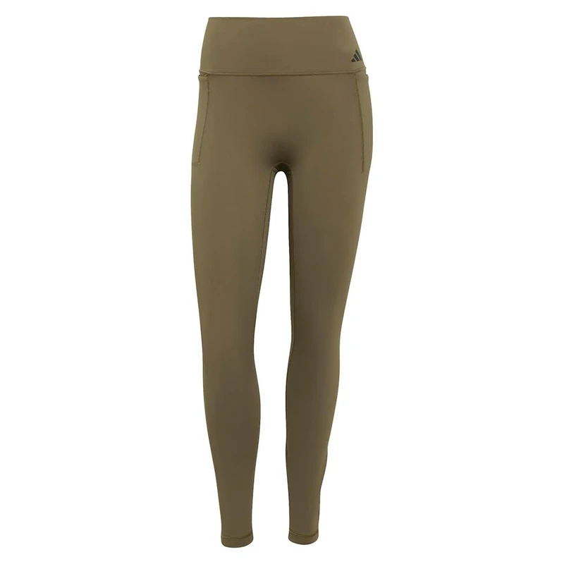 adidas Women's Optime Workout Full Length Leggings, olive strata, L