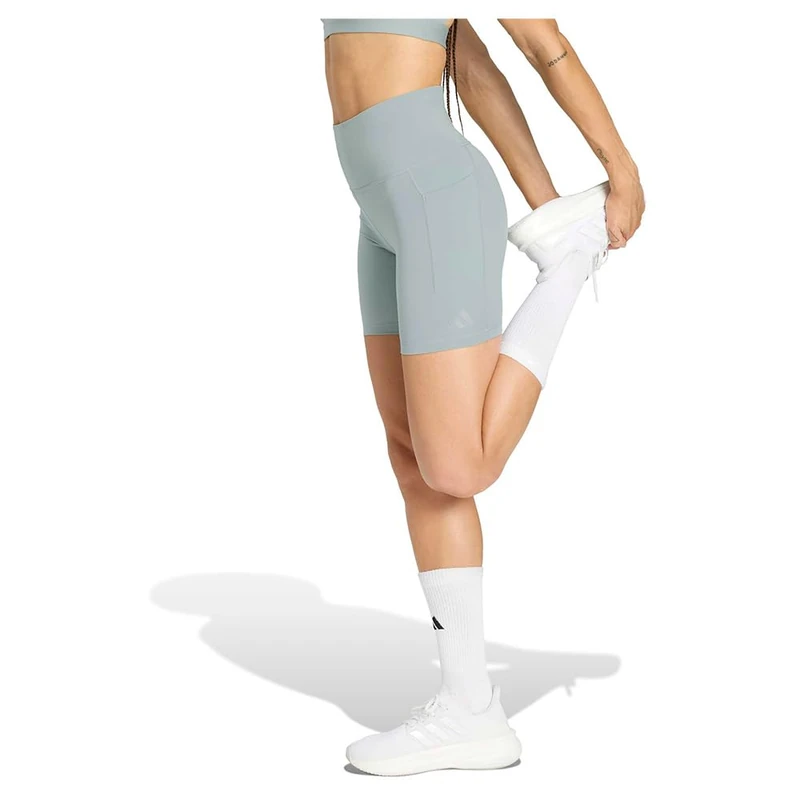 adidas Women's ADI365 Running Climacool Short Leggings, Wonder Sage, XS 4 inch