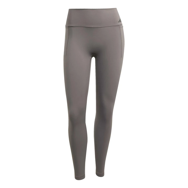 adidas Women's Optime Workout 7/8 Leggings, Charcoal, L - Image 1