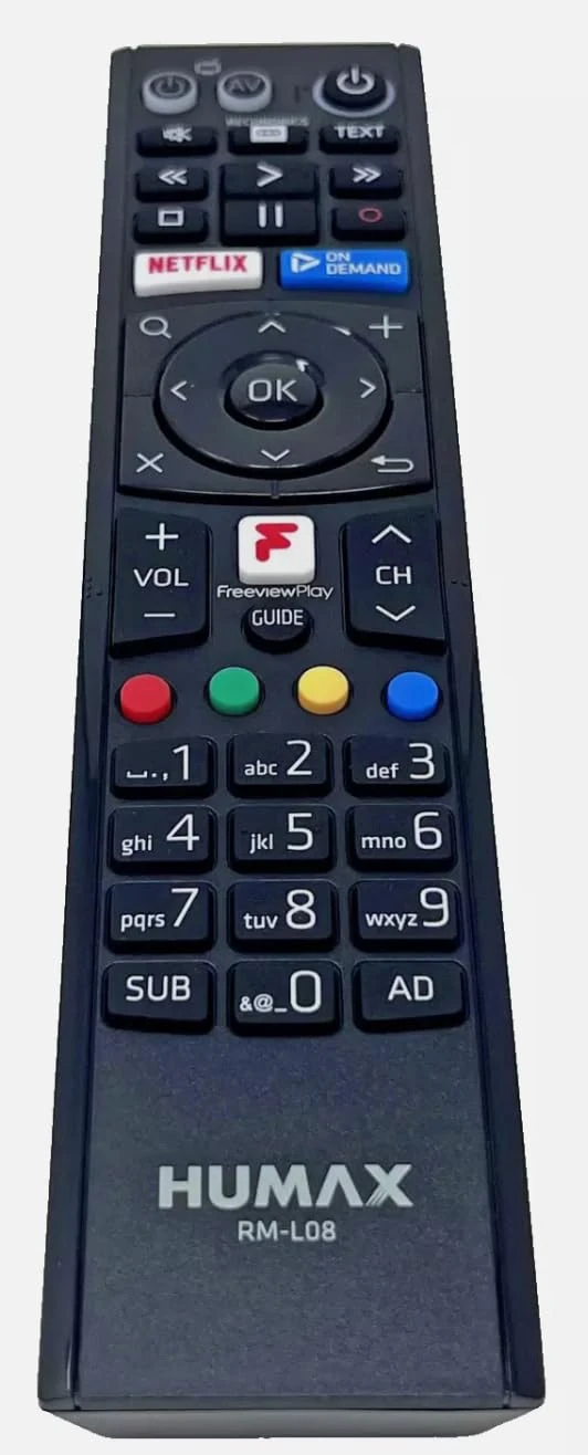 New RM-L08 Genuine Remote Control For Humax TV Recorder FVP-4000T FVP-5000T