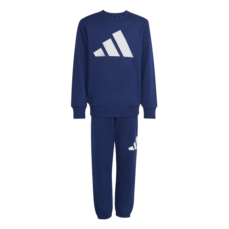 adidas Unisex Kids ESSENTIALS FLEECE JOGGER, dark blue/white, 15-16 Years