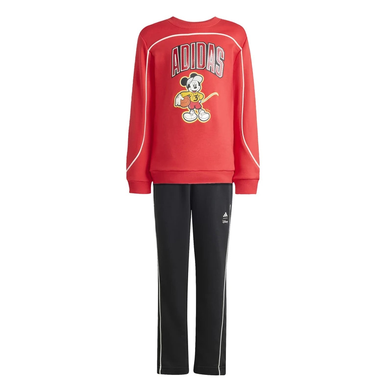 adidas Unisex Kids DISNEY MICKEY MOUSE JOGGER, pure ruby/off white, 3-4 Years