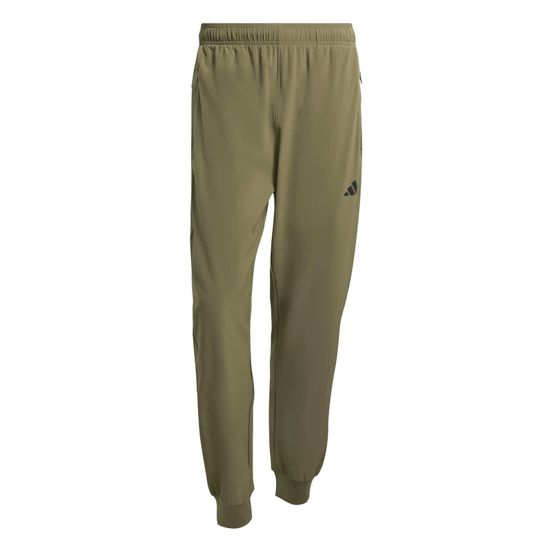 adidas Men's Workout Essentials Flex Woven Pant, Olive strata, S