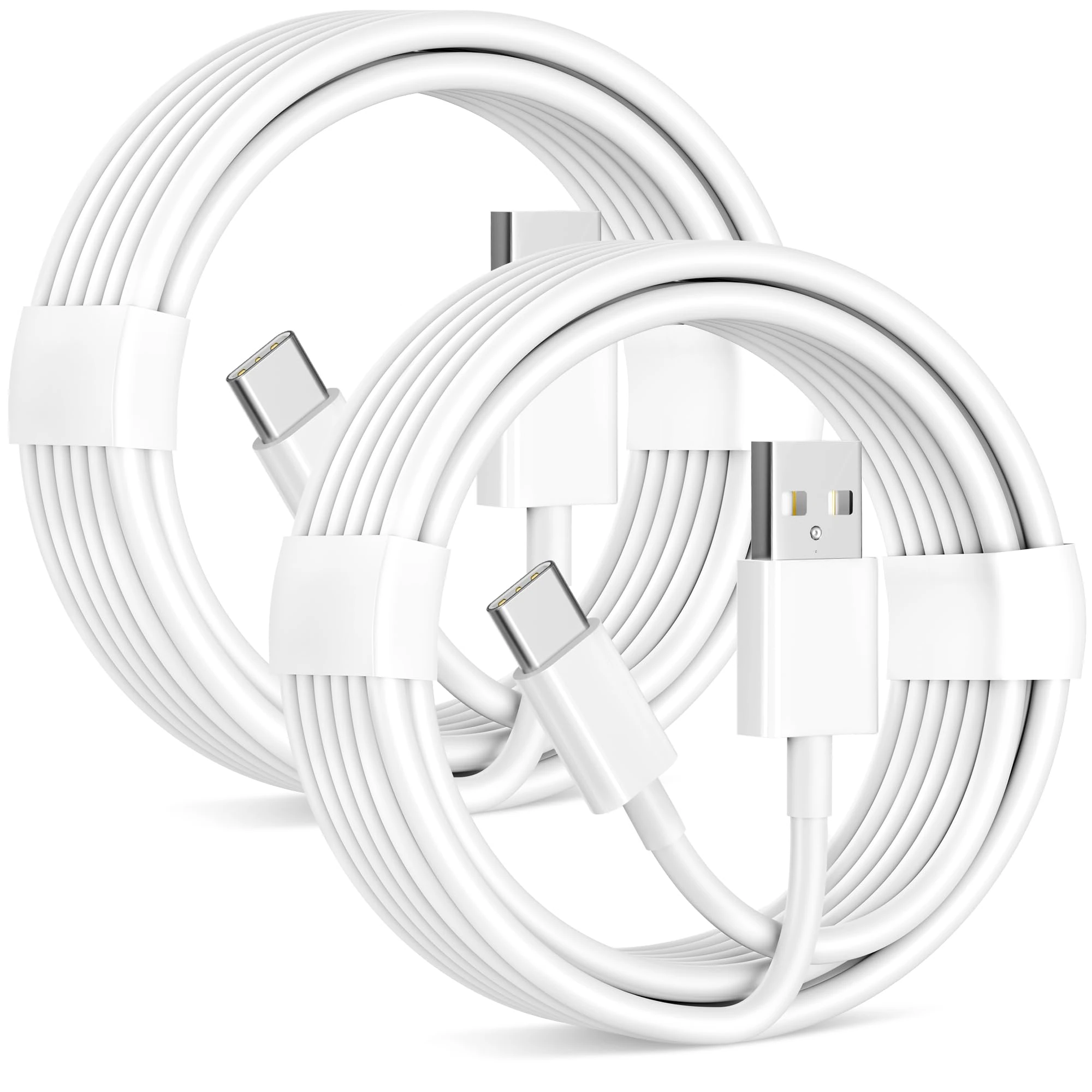 USB-A to USB-C Carplay Cable for iPhone 17/16/15 Pro Max/Plus 16e, Car Play USB Charger Cable, for Apples iPad, Android Accessories Charging Wire USBC Type-C Power Cord (3FT, 2Pack)