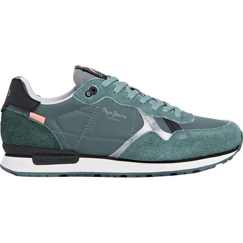 Pepe Jeans Men's BRIT Flyer M Sneak, Green (Casting Green), 7 UK