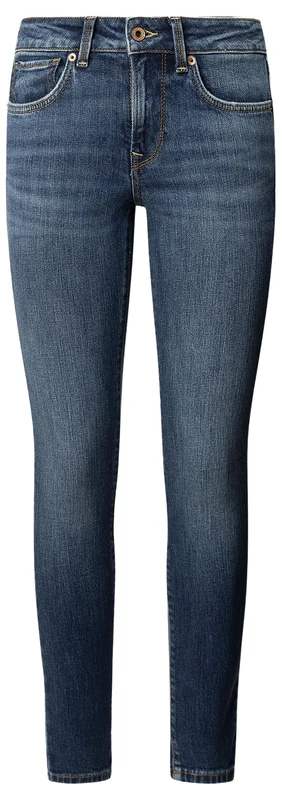Pepe Jeans Women's Skinny Jeans LW SOHO, Blue (DENIM-5AC), 34W x 30L